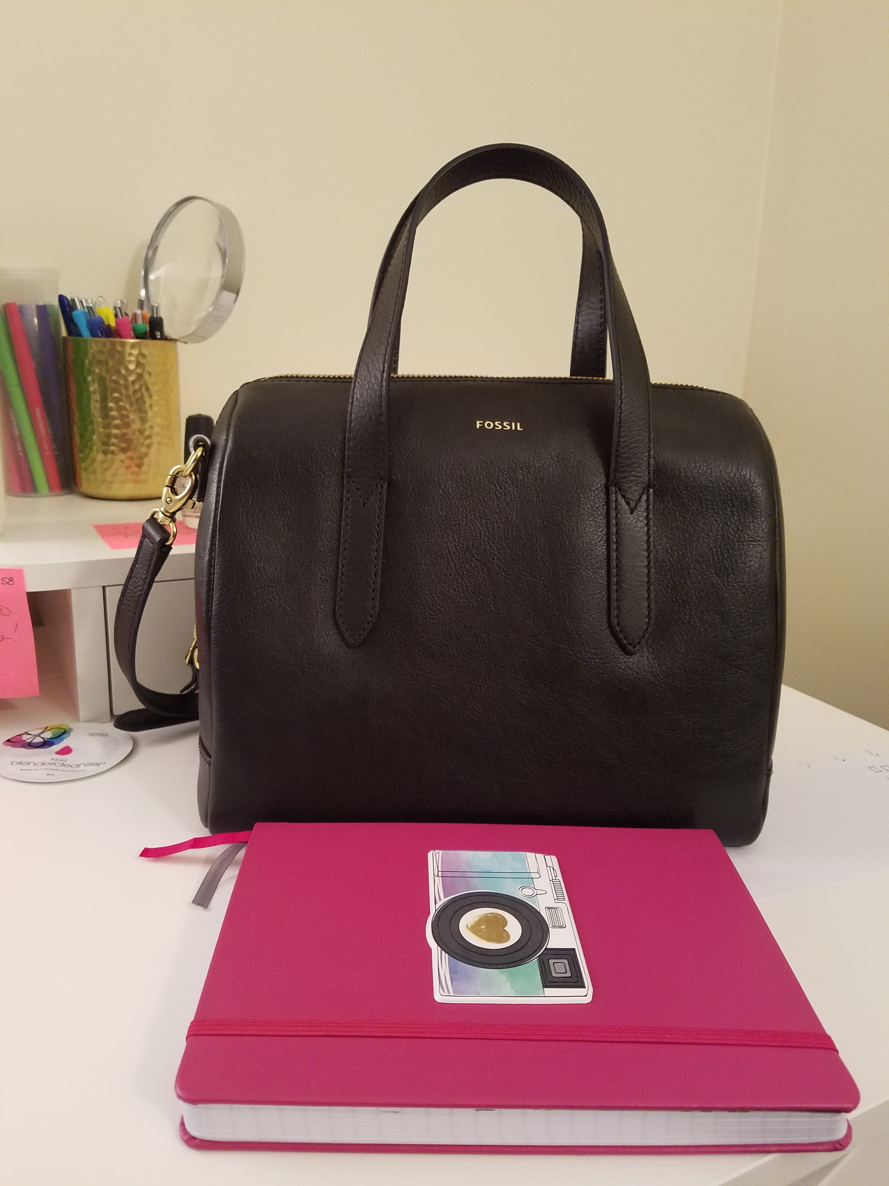 WHAT'S IN MY *NEW* BAG  Fossil Sydney Satchel 